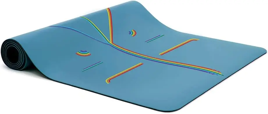 Custom printed eco-friendly biodegradable non-slip anti-sweat comfortable pu teen yoga mat suppliers