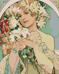 Portrait Girl Butterfly Flower Drawing on Canvas Square/Round DIY 5D Diamond Painting Full Diamond Adult Painting Home Crafts