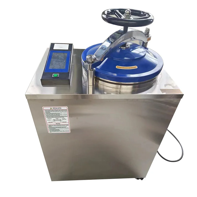 Medical grade autoclave machine laboratory vertical autoclave with digital display