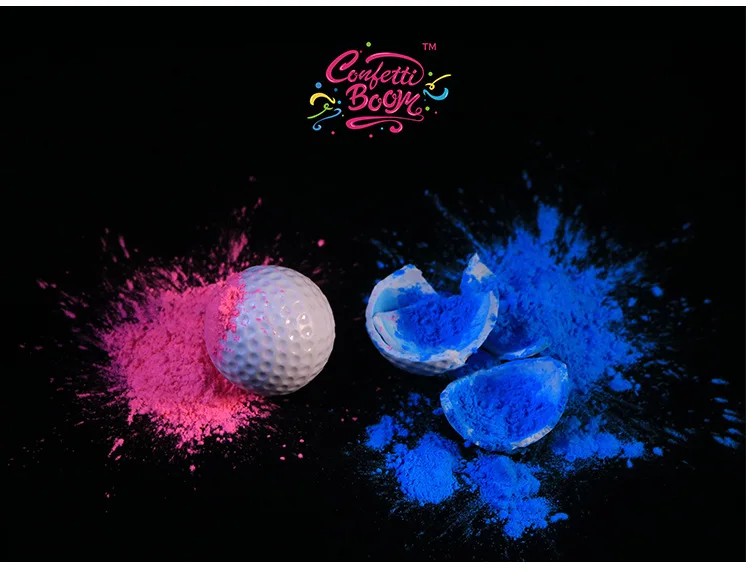 Golf Baby Party Supplies Pink Blue Color Smoke Boy or Girl Gender Reveal for party