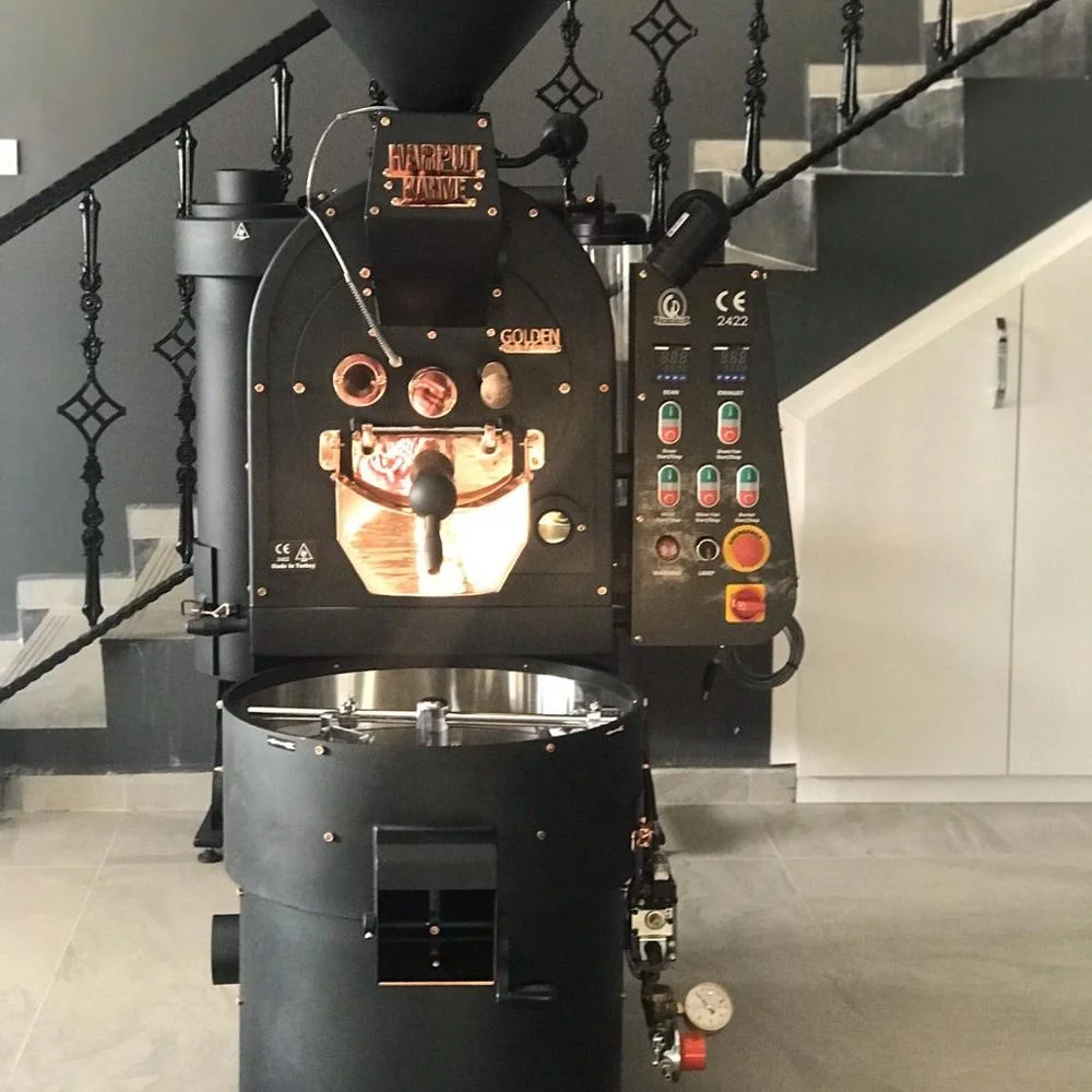 GR2+ Golden COFFEE ROASTER Shop Roaster Green Coffee Bean Roasting Machine LPG-Propan-Natural Gas-Electric
