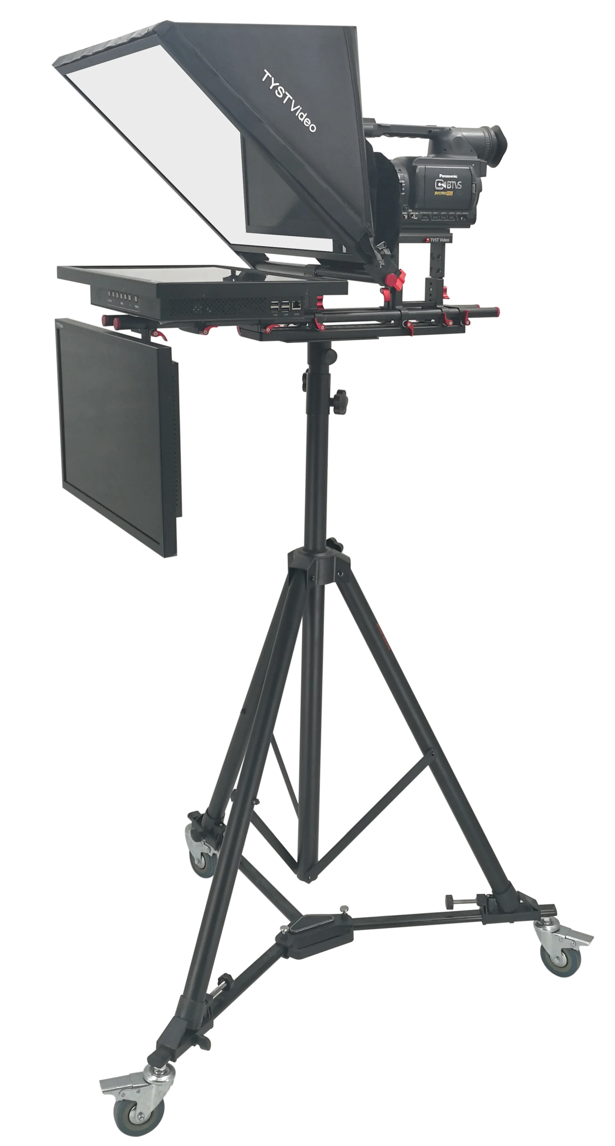 TYSTVideo Factory Direct Supply Stand Teleprompter for News Broadcast Entertainment Shows