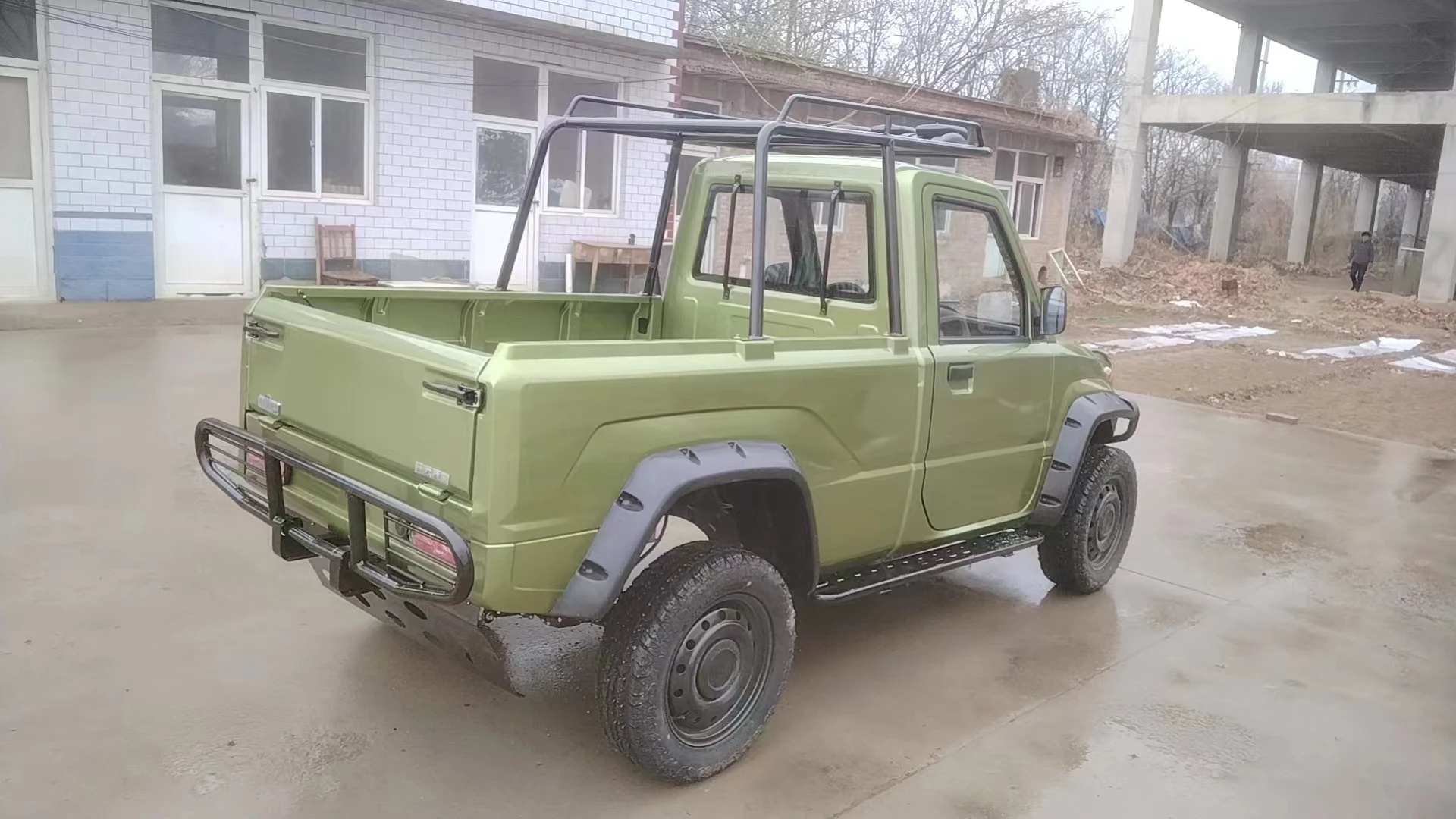 Full Hydraulic Loading 500kgs 1ton Electric Utility Mini Dumper Truck automatic 5kw pickup truck dump LHD RHD pick-up truck
