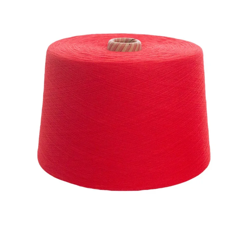 Sell a Large Number of Cotton Yarn  20S 40S Pure White 100% Pure Cotton Yarn Beginning Spinning for Knitting T-shirt Stockings