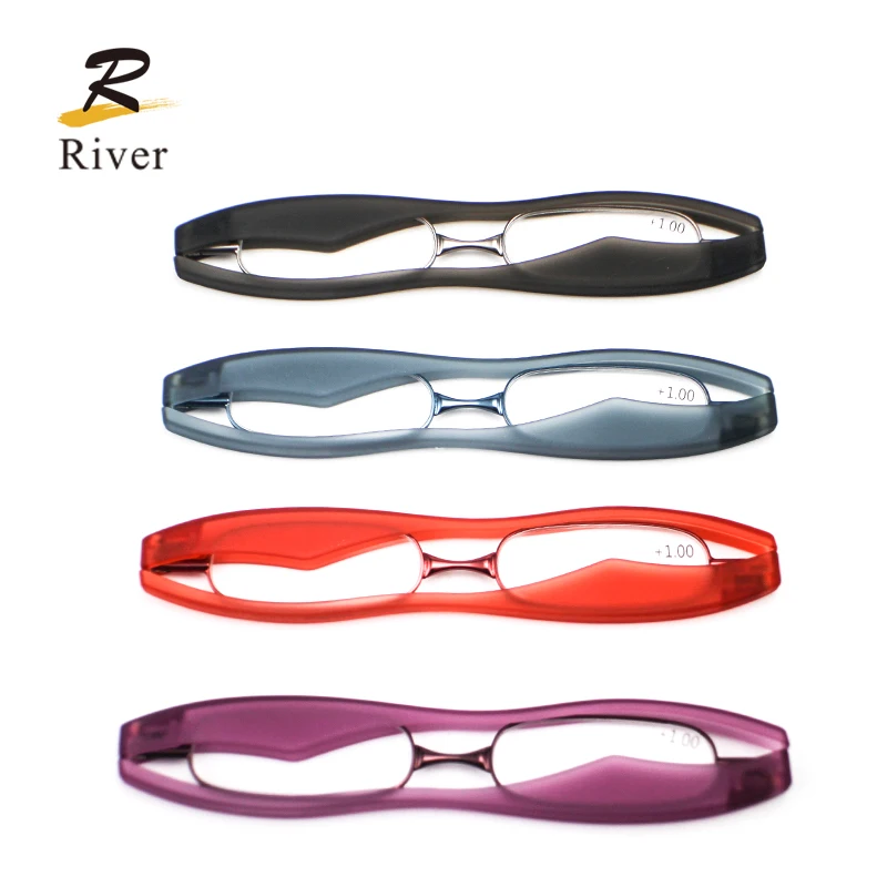 Stock Cheap Plastic Foldable 360 Foldable Reading Glasses 2020