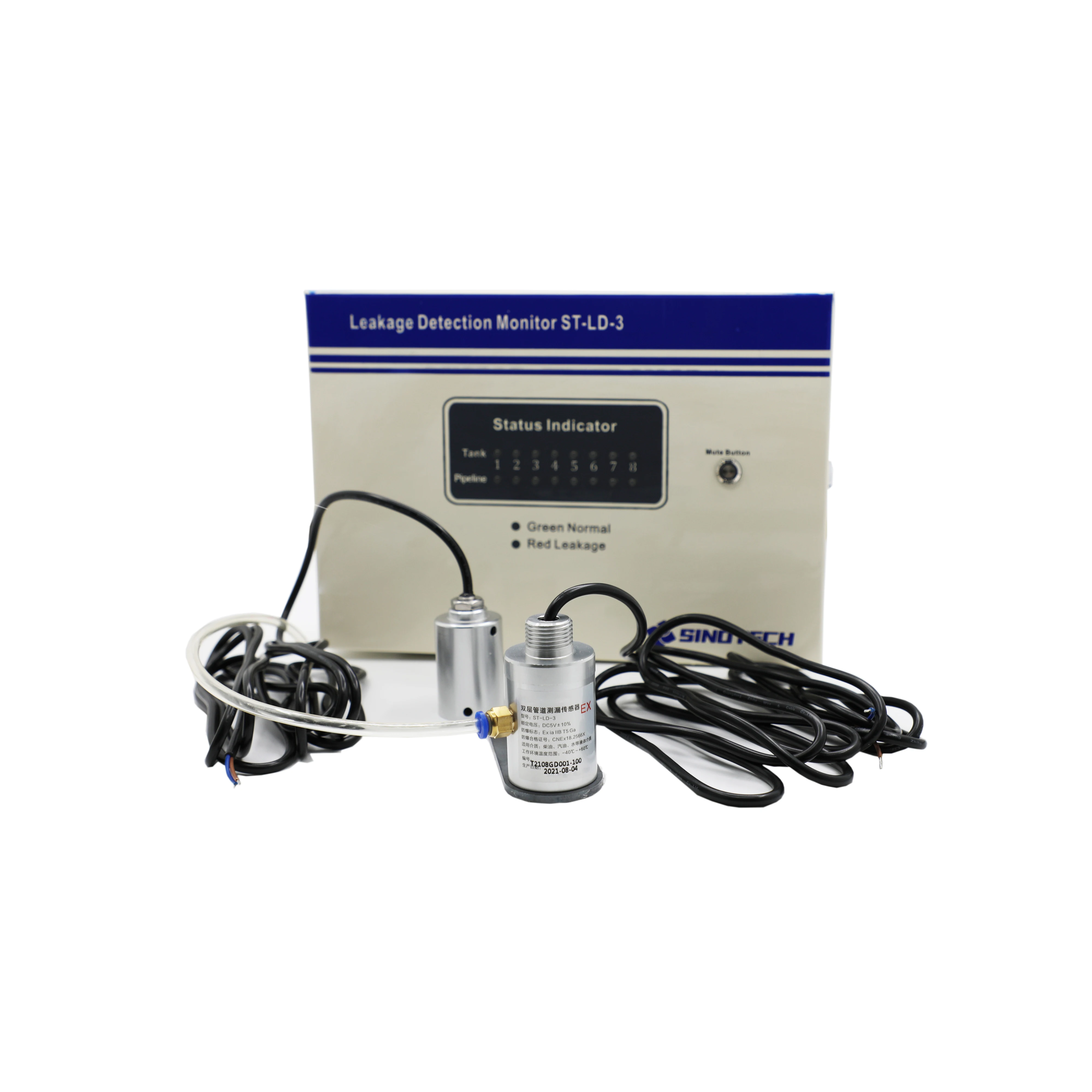 underground pipe water /oil leak detector ,digital fuel tank oil leak alarm system