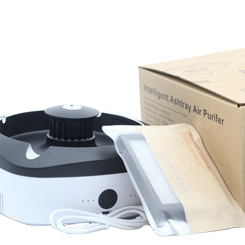 Multifunctional Negative Ion Cigarette Ashtray Air Purifier Effectively Reduces Second-Hand Smoke