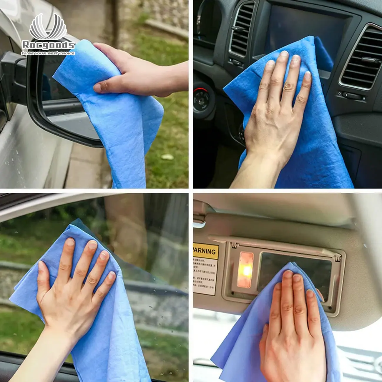 chamois car wash towel 400gsm car drying towel rapid dry car towels chamois pva