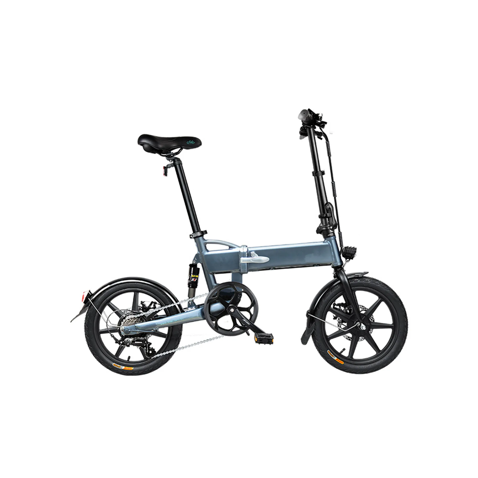 
Shockproof folding electric power bicycle all in one wheel aluminum alloy scooter 