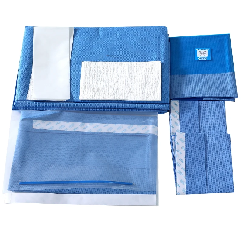Certificated Disposable EO Sterile Customized Surgical Drape Sheet for hospital and clinic