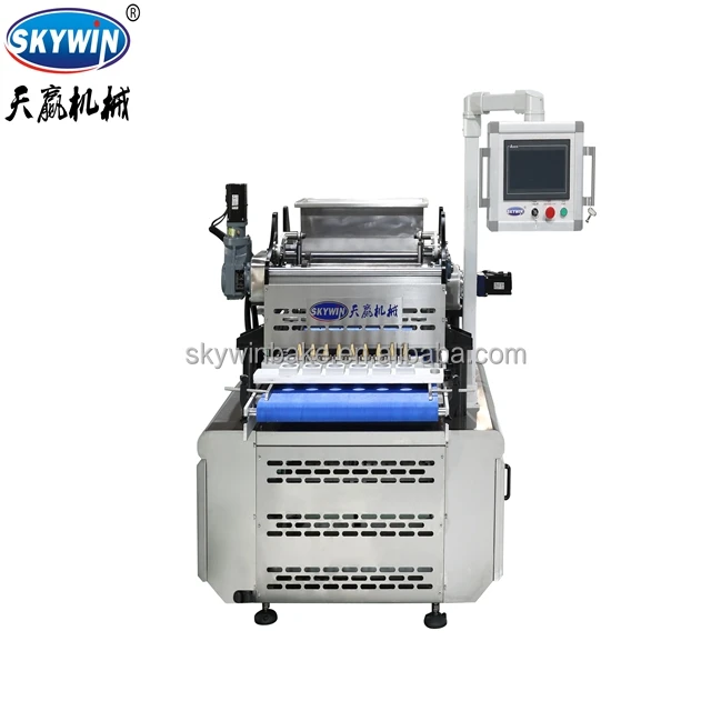 Skywin Automatic Bread Cookis Making Machine From one to Three Colors Tray type Biscuit Making Machine