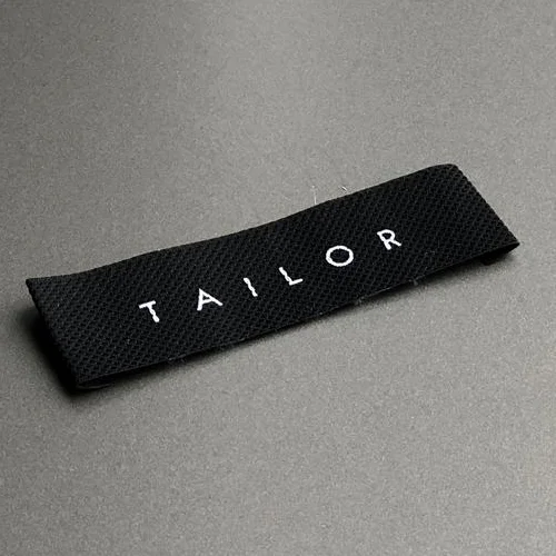 
Custom Logo Wooven T-Shirt Neck Tag Lables Packing Polyester Jacquard Woven Quilt Clothing Labels 