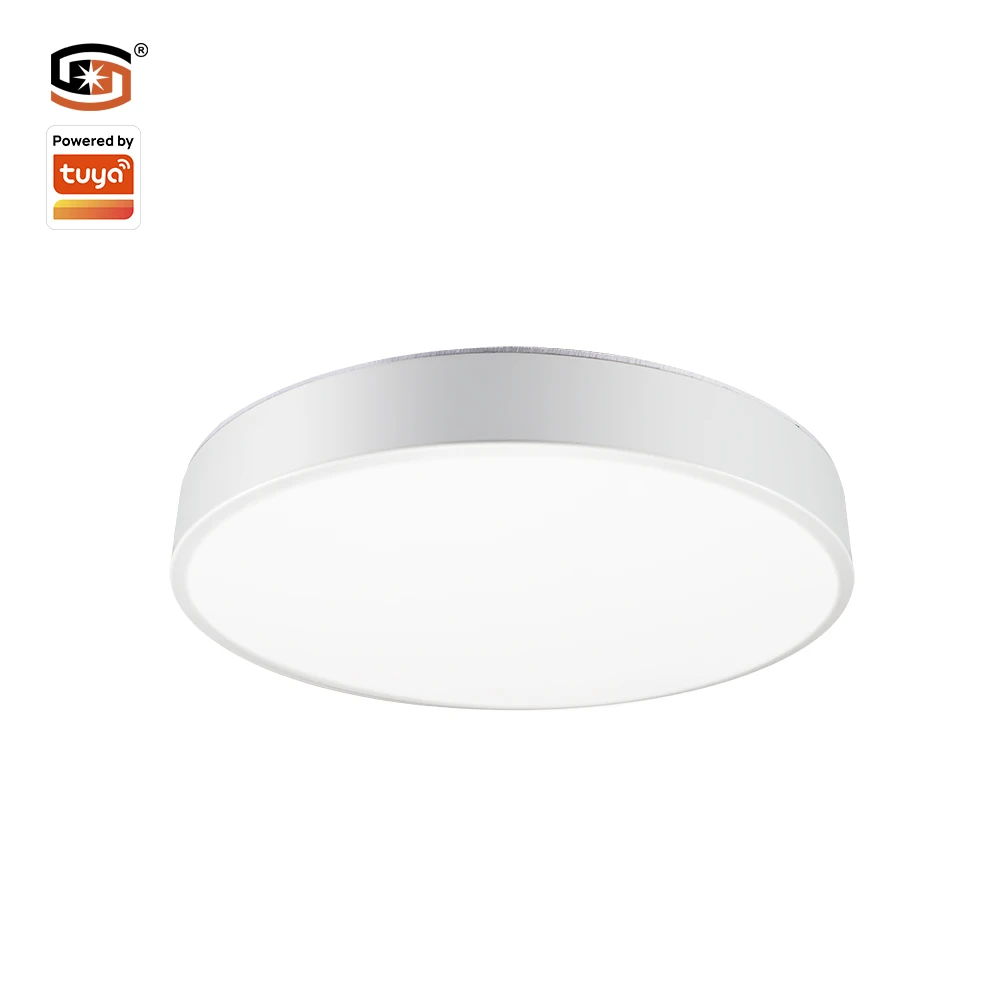 CCT Shell Thickness Adjustable Dimming 36W Wifi Led Photographi Light Panel Round 0.7mm  PF0.95 Tuya Smart APP/Voice Control