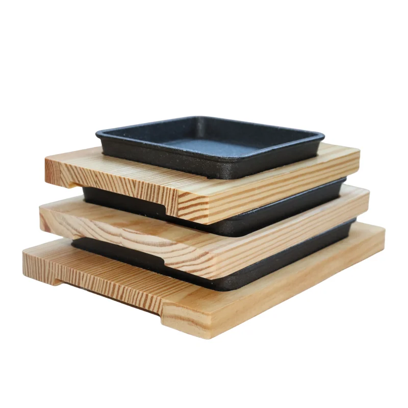 Wholesale hot style cast iron baking pan non stick frying pan skillet for campfire