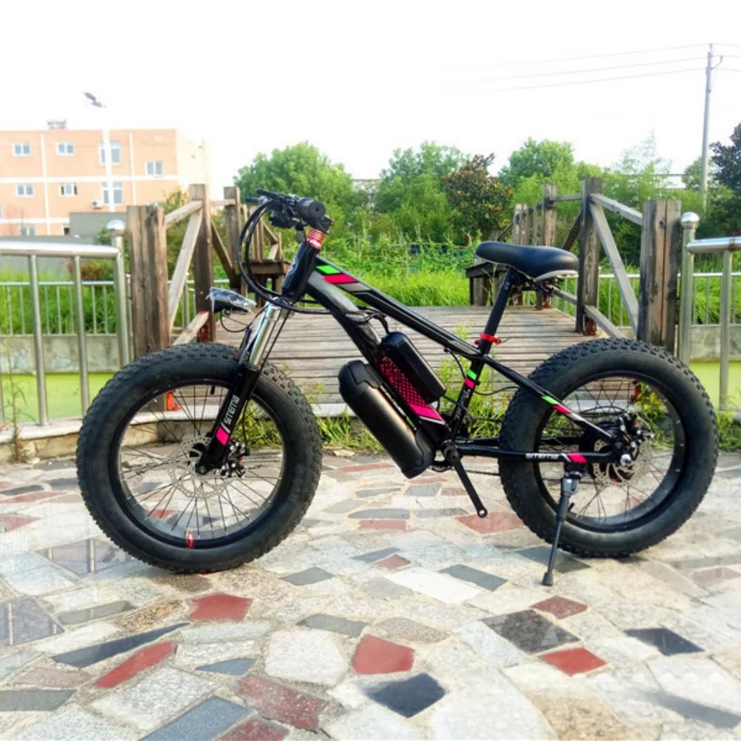 20 inch stacked shock absorber snowmobile 4.0 outer tire dual disc brake shock absorber lithium