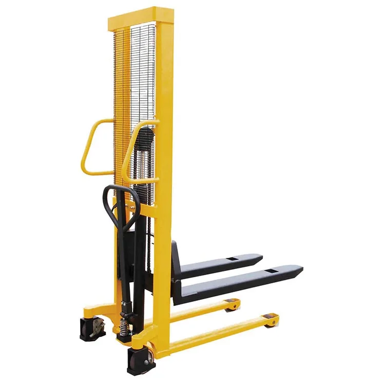 Easy Operation Hydraulic Manual Lifter Hand Pallet Stacker With 1.5 Ton Capacity Hydraulic Manual Stacker