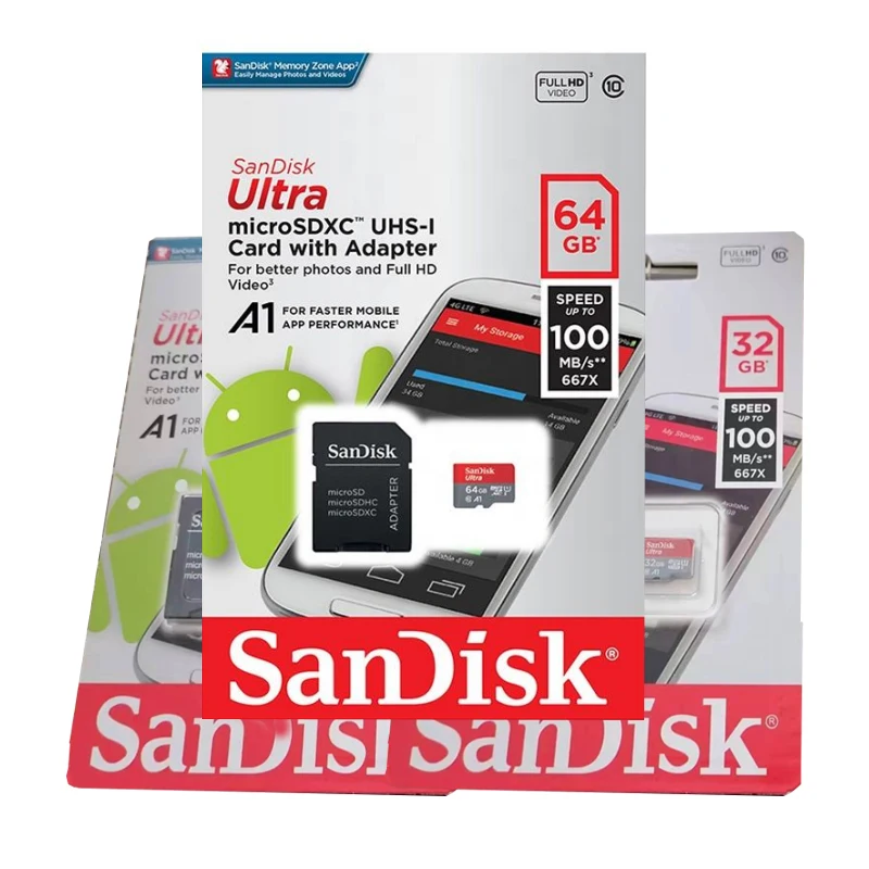Original Extreme Pro 170mb/s Memory Card 32gb 64gb 128gb 256gb For Mi*cro Sd Card A2 C10 U3 V30 Sdxc Uhs-i Tf Card For san disk