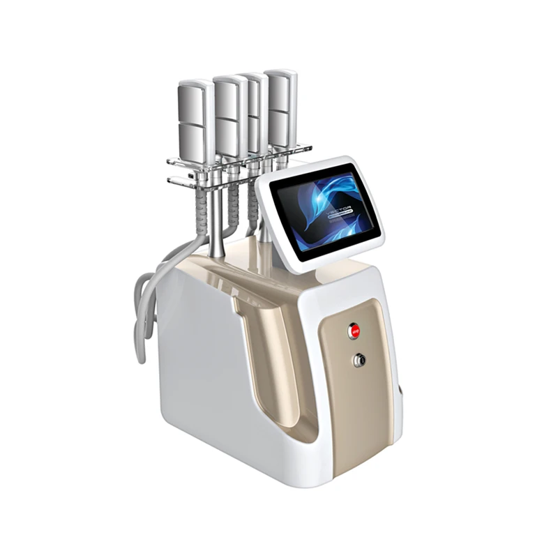 4d large area 4 handles cryo freeze slimming cryolipolysis machine