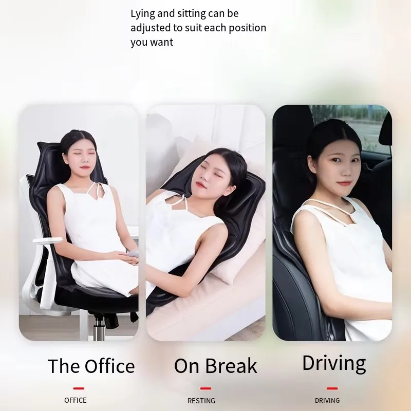 Car And Home Use Full Body Massage Bed Mat Vibration Body Car Seat Massage Cushion Switch Car Massage Seat