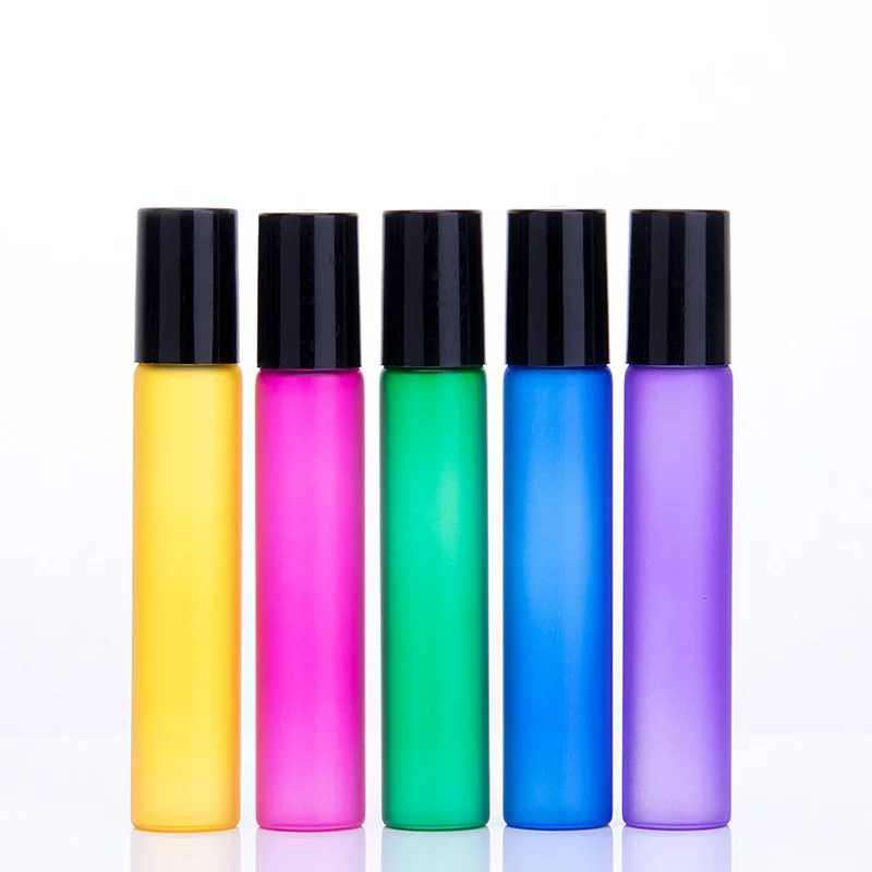 
Empty stainless steel roller ball 10ml essential oil roll on bottle 