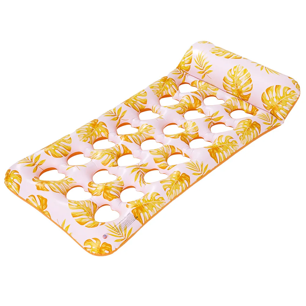 Floating Mat Pool Lounge Raft Floaty for Lake Beach Swimming Pool  Floats Adult Size  Inflatable Pool Float Mat