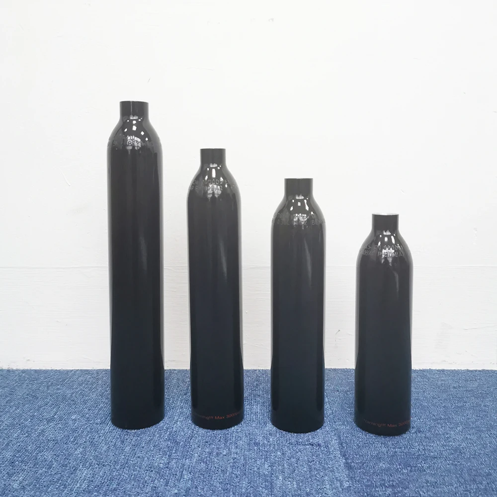 Small Paintball Air Tank 13ci 48ci Aluminum Cylinders for EU & UK market