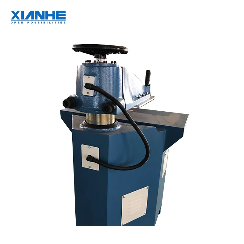 high quality manual hydraulic swing arm clicker press cutting machine for leather