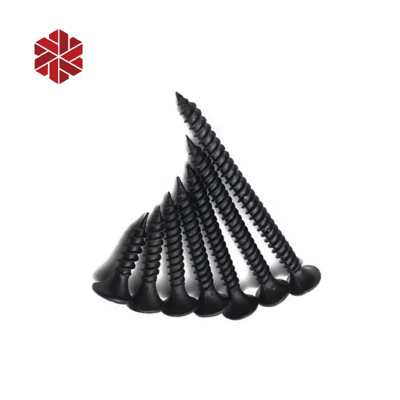 alloy Carbon Steel Screw drywall Countersunk Screws black 2 Wood Screw 3.9mm 4.0mm 4.2mm 4.8mm 5.5mm 6.3mm