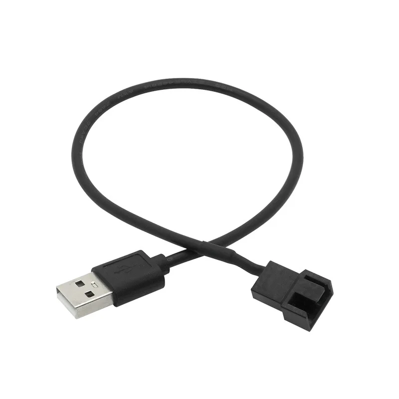 Cantell кабель питания вентилятора USB 2 0 штекер к 3Pin/4 Pin компьютерный ПК 30 см