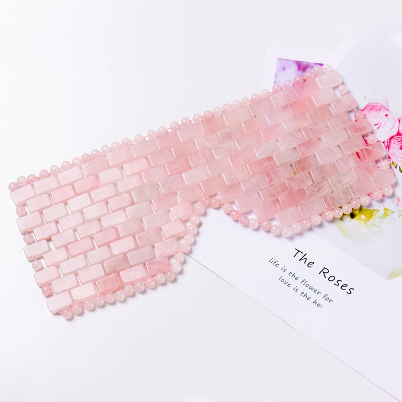 Factory Wholesale Skincare Eye Massage Beauty Tool Natural Stone Rose Quartz
