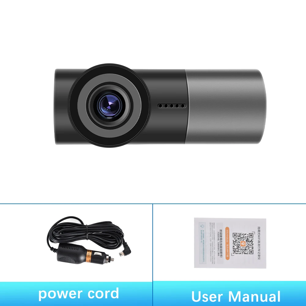 Podofo Dash Cam Full HD 1080P Driving Recorder WiFi Car Dash Camera Rear View Car DVR Camera Night Vision 360 degrees