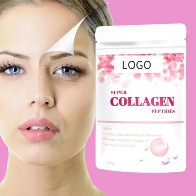 Beauty Products  Pure Hydrolyzed Collagen Peptides Powder Best private label beauty pure collagen powder marine