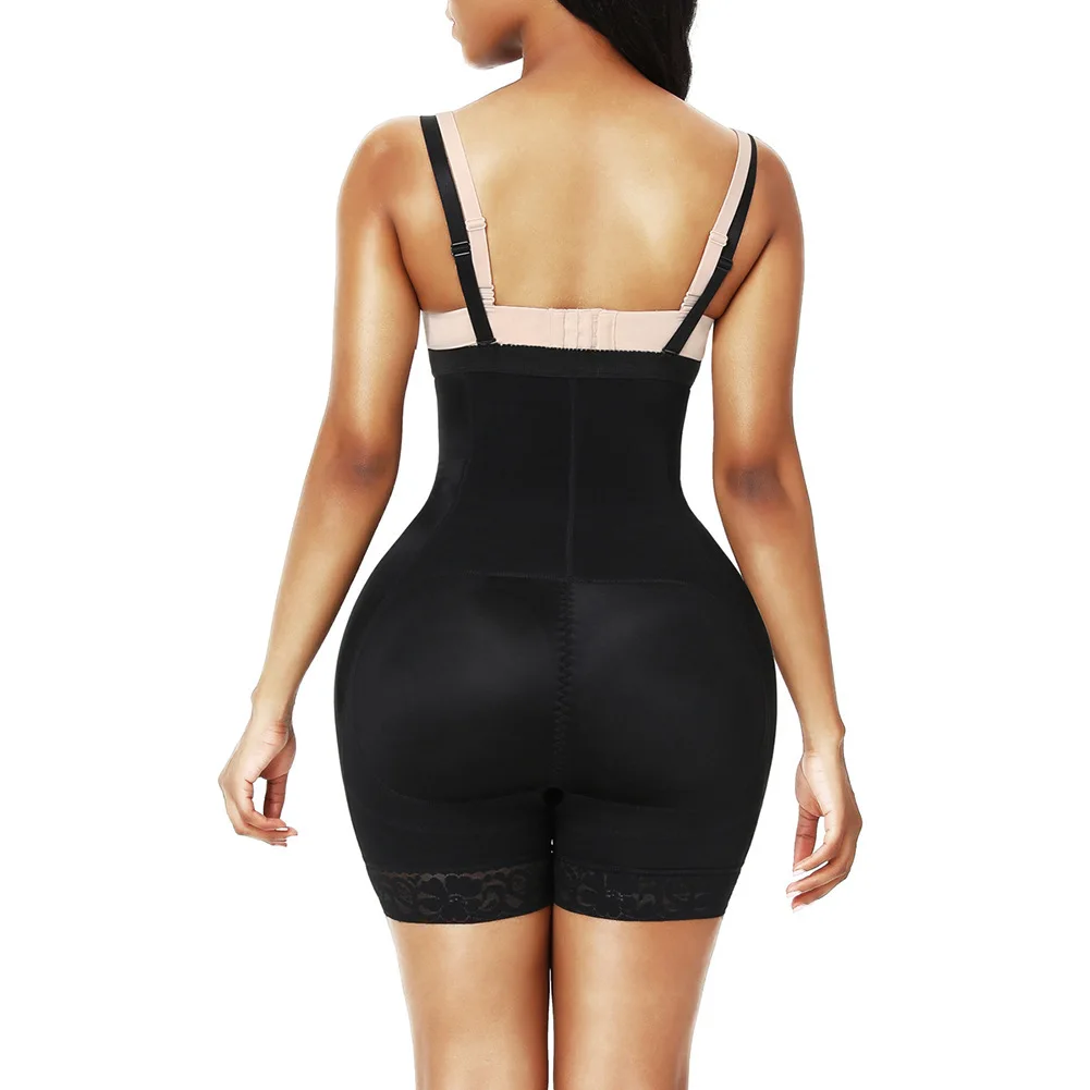 Dropshipping 2022 Bodysuit Zipper Tummy Slimming Corset Padded Shapewear For Women