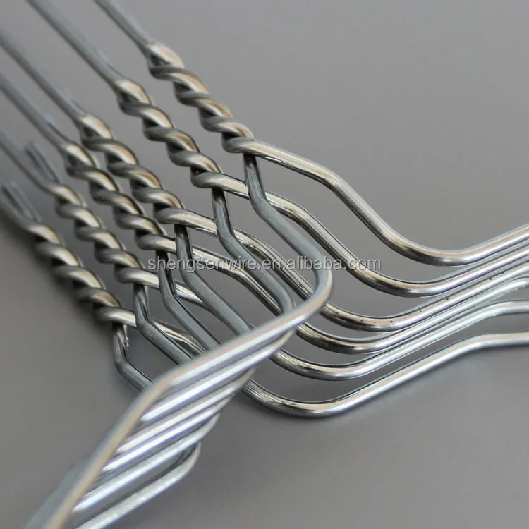 Electro galvanized 19mm iron wire dry hanger wire laundry drying racks wire metal clothes hanger