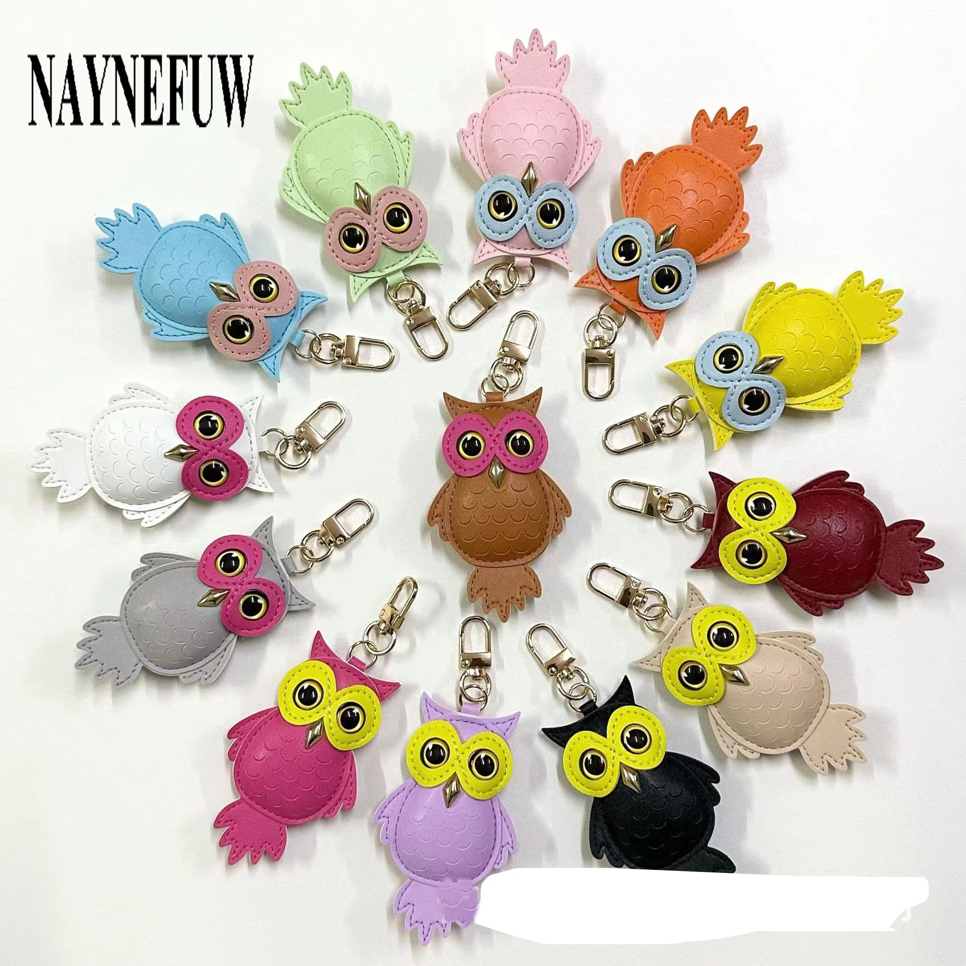 2024 Guangzhou Shenglu Cool Y2K Owl Shaped Key Chain Accessory DIY Charms Animal Gift