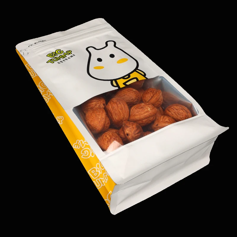 Stand Up Pouch Ziplock Mylar Peanuts Pistachio Cashew Nuts Food Custom Packaging Bag for Snack Dried Fruits