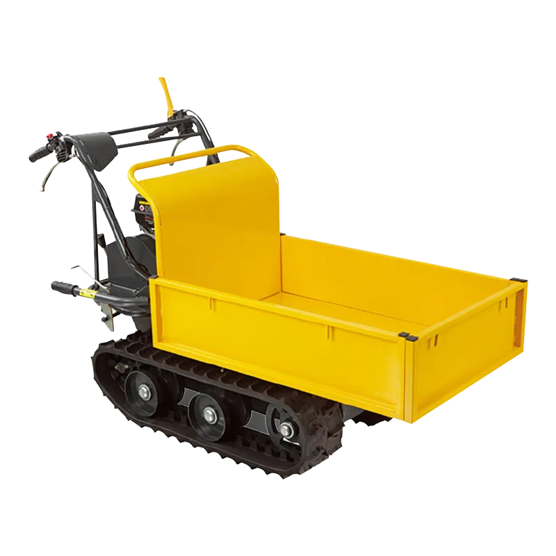 Гусеничный мини-самосвал, трейлер для разгрузки 6.5HP, бензиновый двигатель, мини-грузовик CE