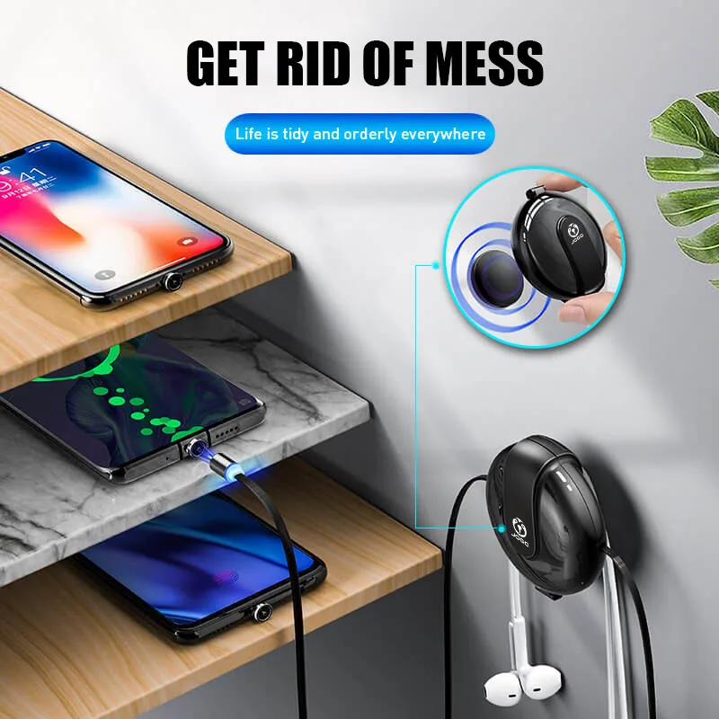 3-in-1 Multifunction Magnetic sucker with Stand expansion wire