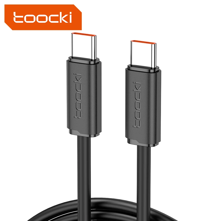 Toocki TPE High-speed PD 100 Watt Usb C To Usb C Cable 2M 1M 5A Type C Fast Charging Data Cable