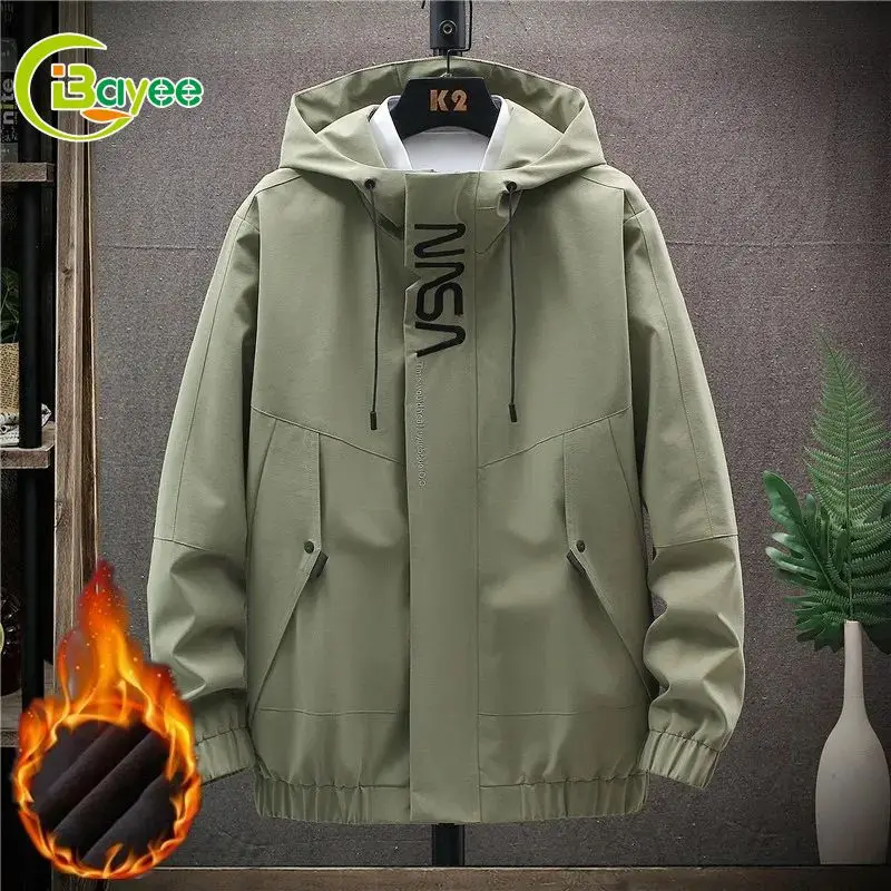Latest Design Mens Casual Zipper Wind Breaker Jackets 2022 Winter Waterproof Jacket Or Men