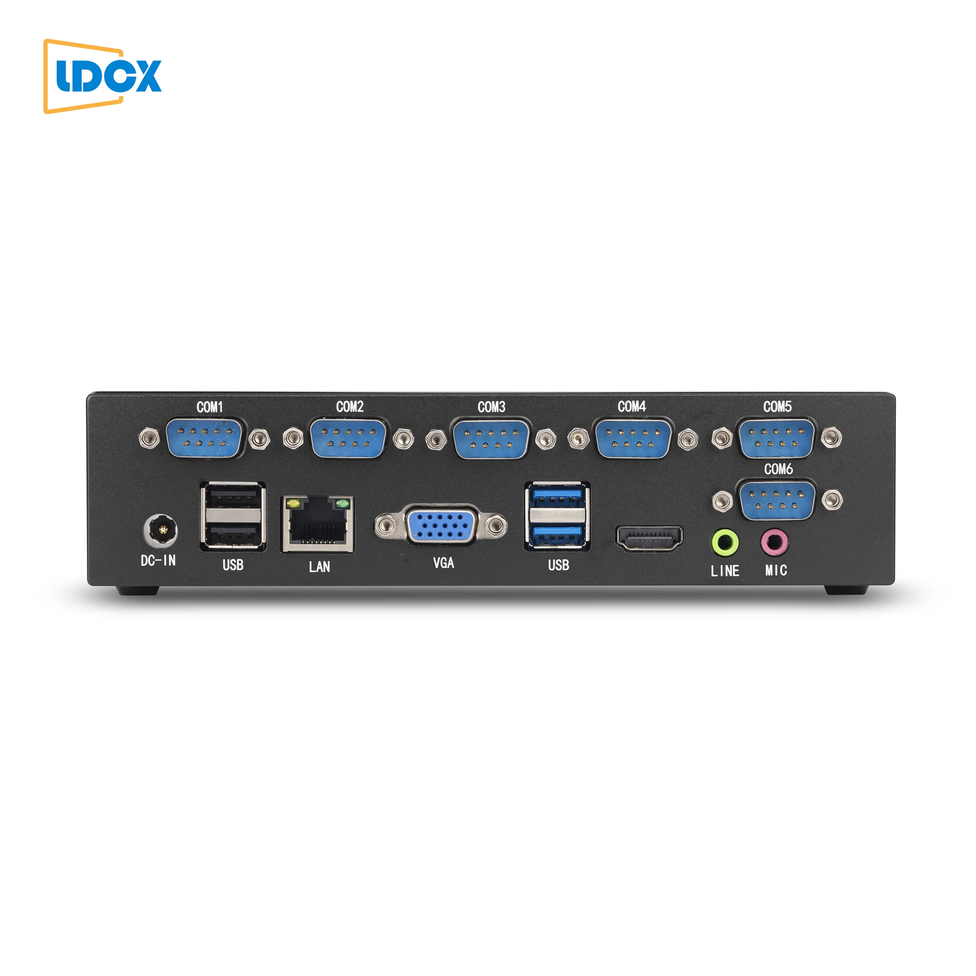  LDCX Celeron J1900 6com ультратонкий полностью алюминиевый мини-пк