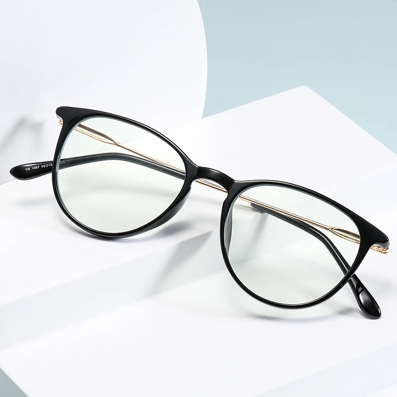 New Design Retro Irregular Women Anti Blue Light Blocking Optical Eyeglasses Fashion Men Computer Glasses