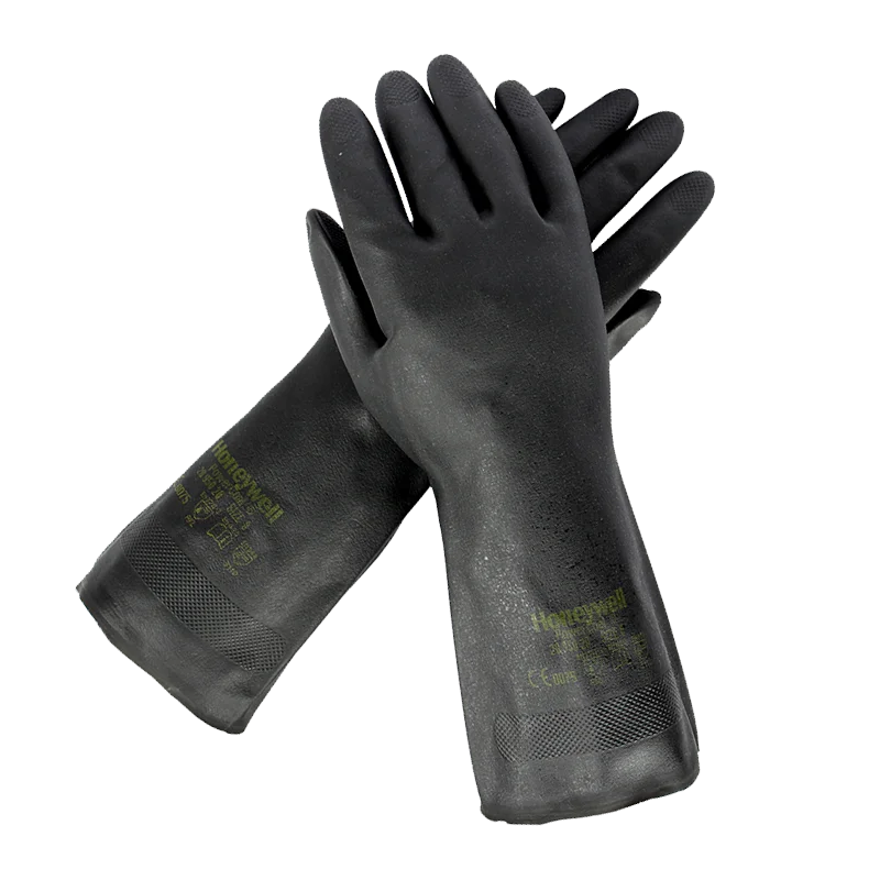 Honeywell Wholesale Durable Kitchen Cleaning  Chemical Defense Waterproof Rubber for Household Safety Long Latex neoprene gloves
