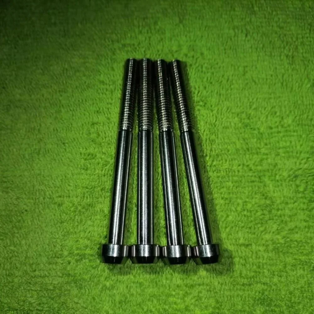 
M6x70 Fully Forged Ti6Al4V Gr.5 Round Head Titanium Bolt TORX T30 in Stock Ready to Ship 
