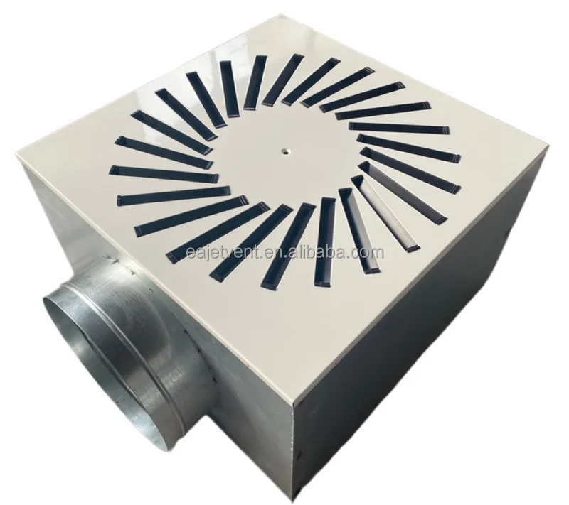 HVAC factory price galvanized steel reduce noise air conditioner box air duct box air plenum box