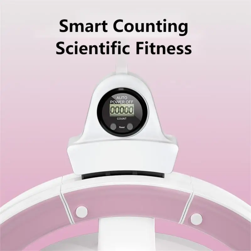 Chooyou Hot Sale Home Exercise Fitness Gym Intelligent Hula Rings Smart Weighted Adjustable Silicone Massage Hoola Hoops