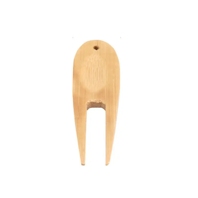 Wholesale and Customized Wood Bamboo Golf Divot Repair Tool for Golf Green On the Course
