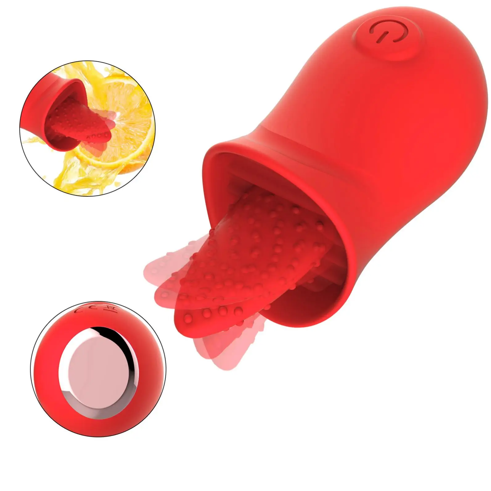 GYF Sex Toy Female Vibrator Mouth Kiss Tongue Licking Clitoral Suction Vibrator Massager For Women
