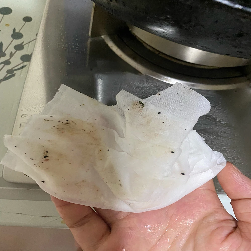 Wipe Paper Roll Meanlove Lazy Rag Oil Absorption Kitchen Paper