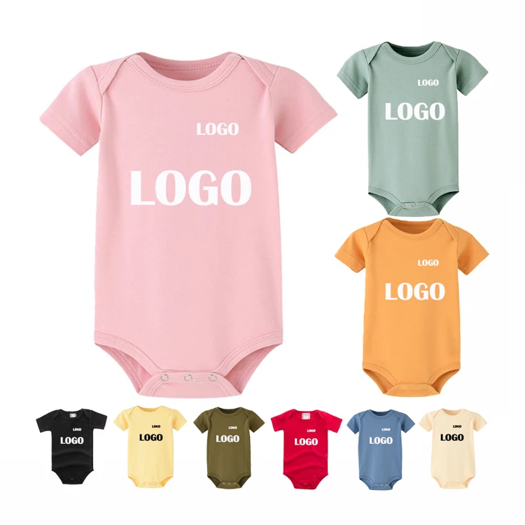 Baby Romper Short Sleeve Newborn Briefs Climbing Suit All-cotton One-piece Boneless Baby Bag PP Fart Clothes